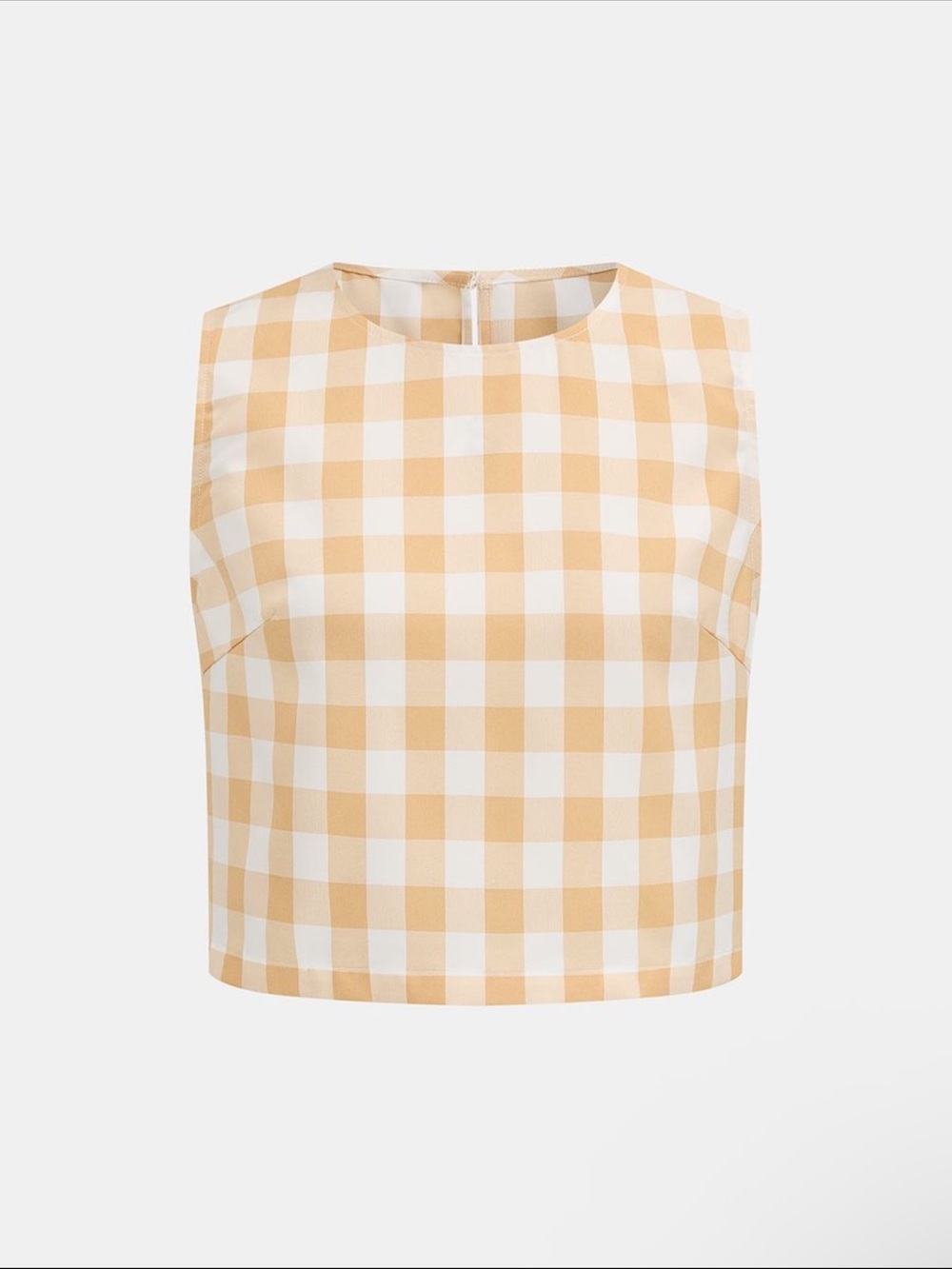Commense Yellow Gingham Maxi Skirt Set - Picture 3 of 13